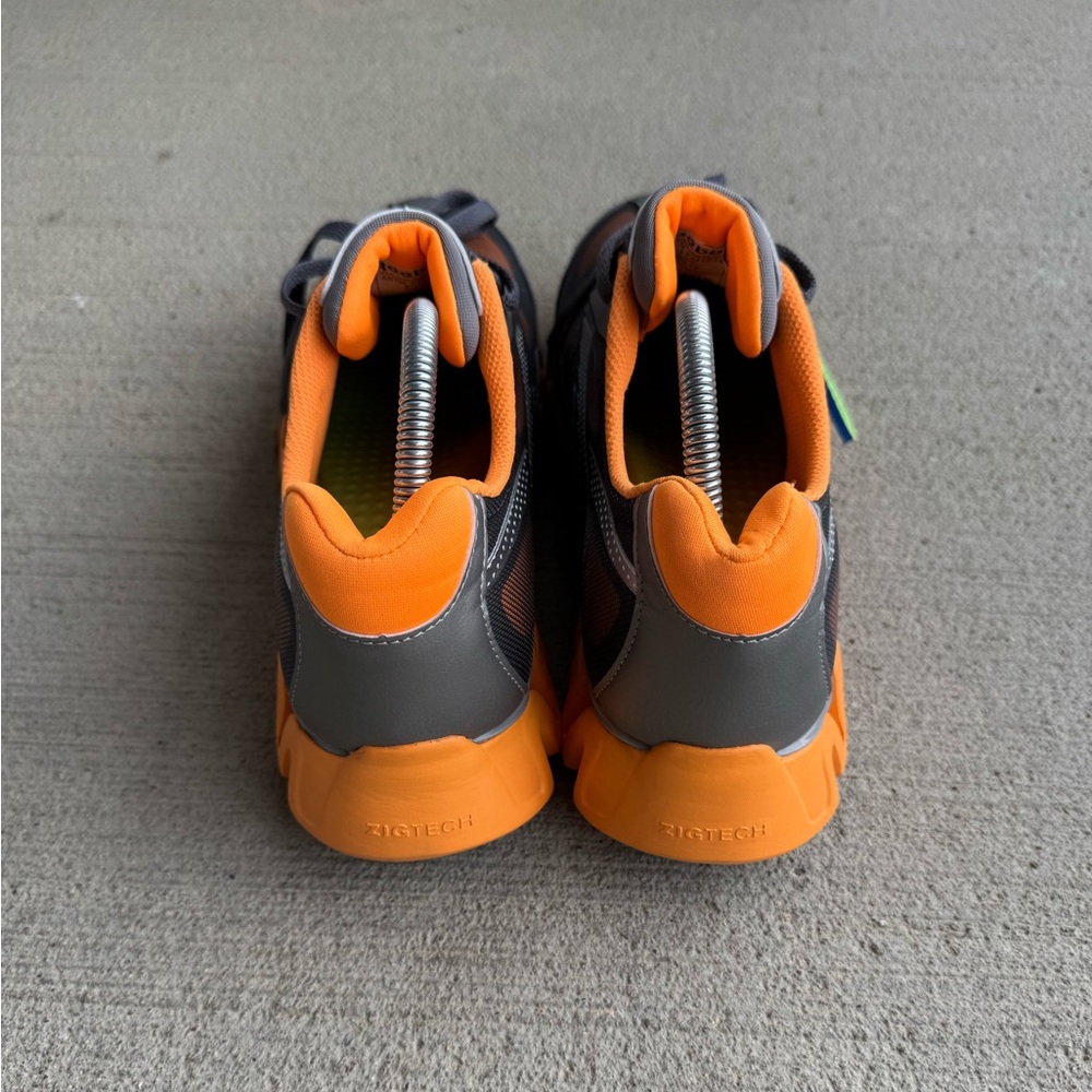 Reebok Zig Pulse Composite Toe Work Shoes Orange Silver RB322 Womens Size 10 M - Picture 7 of 11